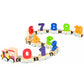 🚂50% OFF NOW! Magnetic Wooden Number Train Toy – Colorful Digital Train Puzzle, Early Learning Counting Building Blocks for Toddlers, Educational Preschool Toy