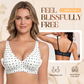👙Final 12 Hours Only £9.99! Jelly Wireless Seamless Bra – Deep V Push Up Bralette, Adjustable Back Straps, All-Day Comfort Everyday T-Shirt Bra