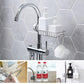 🧼50% OFF NOW! Stainless Steel Kitchen Sink Storage Rack – Adjustable Over Faucet Organizer for Sponge, Brush & Dish Towel