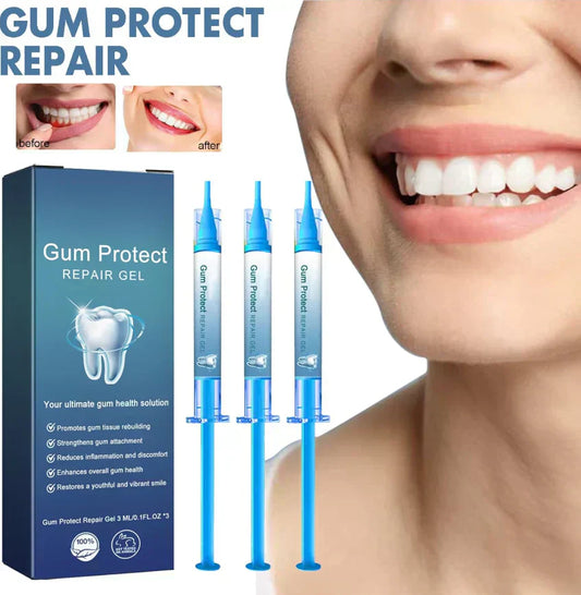 🦷50% OFF LIMITED HOT SALE! Gum Protect Repair Gel, Professional Teeth Whitening & Gum Care Gel for Receding Gums, Inflammation & Brightening Stained Teeth