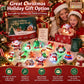 🎄50% OFF NOW! LED Christmas Light-Up Wall Decals, Battery Powered Peel and Stick Glowing Xmas Stickers, Luminous Window Wall Decor, Holiday Party Ornaments & Christmas Gift