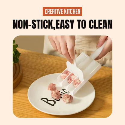 🍖 Creative Triple Meatball Maker – 3-in-1 Non-Stick Meatball Shaper Tool for Easy Kitchen Prep