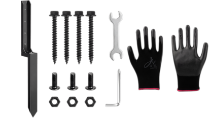🏡50% OFF NOW! Heavy‑Duty Fence Post Repair Kit, Rustproof Fence Post Anchor Support Bracket, Easy‑Install Repair Spike for Fixing Loose, Tilted & Broken Wooden Fence Posts