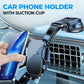 🚗50% OFF NOW! Multifunctional Suction Cup Car Phone Holder, 360° Rotatable Dashboard Windshield Car Phone Mount, Strong Sticky Suction Cell Phone Holder for All Mobile Phones