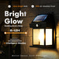 💡50% OFF NOW! Motion Sensor Solar Wall Light, IP65 Waterproof Solar Lantern Wall Lamp, 3 Lighting Modes, Auto On/Off, Bright Warm Light for Garden, Patio, Porch & Pathway