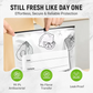 🥦50% OFF NOW! Reusable Sealable Food Storage Bags – Leakproof Aluminum Foil Freezer Bags, 3 Sizes, Write-on Label Area for Meat, Fruit, Snack & Refrigerator Organization