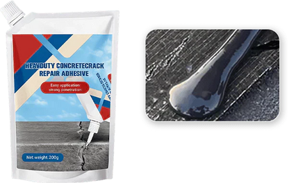 🛠️Limited Special Price 50% OFF! 🧱Extra-Strength New Formula Concrete Crack Repair Filler, Waterproof Heavy-Duty Crack Adhesive for Driveway, Patio & Wall Cracks