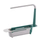 🧽50% OFF NOW! Updated Telescopic Sink Storage Rack, 2‑In‑1 Expandable Kitchen Sink Caddy Holder with Towel Bar, Adjustable Sink Organizer for Sponges, Brushes & Kitchen Utensils