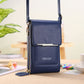 👜50% OFF NOW! Simple And Elegant Women's Touchscreen Crossbody Phone Wallet‑Transparent Window PU Leather Purse, Multi‑Card Slot Shoulder Bag for Daily Shopping Travel