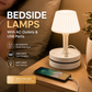 💡50% OFF NOW! Bedside Lamp with AC Outlets & USB Ports – Multi‑Function Nightstand Table Lamp, Soft Dimmable Bedroom Reading Lamp for Nightstand Dorm Home Decor