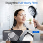 🚿50% OFF NOW! High‑Pressure Adjustable Rainfall Shower Head, 2‑In‑1 Wash & Shower Handheld Showerhead with 7 Spray Modes, Self‑Cleaning Nozzles High Flow Bathroom Shower Sprayer