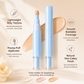 💄50% OFF NOW! Multipurpose Hydrating Liquid Concealer Pen‑Creamy Silky Texture Concealer Stick with Built‑in Puff, Precise Coverage for Blemishes, Dark Circles & Redness