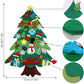 🎅50% OFF NOW! DIY Felt Christmas Tree Set – Detachable Ornaments Wall Hanging Xmas Decor for Kids, Christmas Party Home Door Wall Decoration