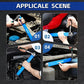 🔧50% OFF NOW! Offset Extension Wrench for Tight Spaces, Universal Extension Wrench Set with Socket Adapters, Heavy‑Duty Ratchet Extension Bar for Narrow Hard‑to‑Reach Repair Work