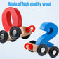 🚂50% OFF NOW! Magnetic Wooden Number Train Toy – Colorful Digital Train Puzzle, Early Learning Counting Building Blocks for Toddlers, Educational Preschool Toy