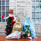 🎁50% OFF NOW! Premium Christmas Drawstring Gift Bag – Reusable Xmas Goodie Pouches, Santa Pattern Candy Treat Bags for Holiday Party Favors, Christmas Gift Wrapping