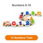 🚂50% OFF NOW! Magnetic Wooden Number Train Toy – Colorful Digital Train Puzzle, Early Learning Counting Building Blocks for Toddlers, Educational Preschool Toy