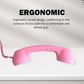 📞50% OFF NOW! Vintage Retro Telephone Handset – Wired Retro Phone Receiver for Smartphones, Ergonomic Curved Old-School Phone Handset, Cute Aesthetic Accessory & Unique Gift for Home & Desk