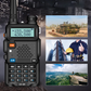50% OFF NOW! UV-5R Dual Band Long Range Walkie Talkie – 128 Channels, Built-in Flashlight, Portable Two Way Radio for Camping Hiking Construction