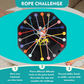 🧩50% OFF NOW! Rope Untangling Puzzle Game – Rope Challenge Brain Teaser Board Game, Parent-Child Interactive Desktop Game, Focus & Fine Motor Training Toy for Kids & Family