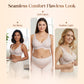 👙Final 12 Hours Only £9.99! Jelly Wireless Seamless Bra – Deep V Push Up Bralette, Adjustable Back Straps, All-Day Comfort Everyday T-Shirt Bra