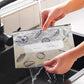 🥦50% OFF NOW! Reusable Sealable Food Storage Bags – Leakproof Aluminum Foil Freezer Bags, 3 Sizes, Write-on Label Area for Meat, Fruit, Snack & Refrigerator Organization