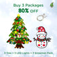 🎅50% OFF NOW! DIY Felt Christmas Tree Set – Detachable Ornaments Wall Hanging Xmas Decor for Kids, Christmas Party Home Door Wall Decoration