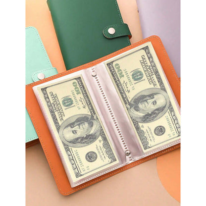 💸LAST DAY SALE 50% OFF! Savings Challenges Book with Envelopes, PU Leather Money Saving Binder, Cash Budget Planner Book for Budget Tracking & Financial Planning