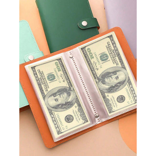💸LAST DAY SPECIAL PRICE £7.99! 50K+ Sold Leather Cash Savings Challenge Binder Book with Clear Money Envelopes, Budget Planner Cash Envelope System for Household Budgeting & Money Management