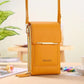 👜50% OFF NOW! Simple And Elegant Women's Touchscreen Crossbody Phone Wallet‑Transparent Window PU Leather Purse, Multi‑Card Slot Shoulder Bag for Daily Shopping Travel