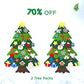 🎅50% OFF NOW! DIY Felt Christmas Tree Set – Detachable Ornaments Wall Hanging Xmas Decor for Kids, Christmas Party Home Door Wall Decoration