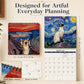 🐱 2027 Cat Art Calendar — 12 Masterpieces Reimagined With A Curious Feline Twist