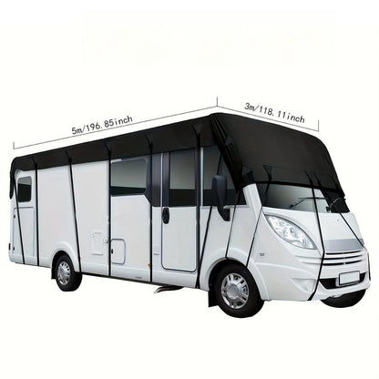 🚐50% OFF NOW! All-Season RV Privacy & Sunshade Cover, Waterproof UV Protection Motorhome Cover, Heavy Duty RV Full Cover for Outdoor Storage