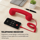 📞50% OFF NOW! Vintage Retro Telephone Handset – Wired Retro Phone Receiver for Smartphones, Ergonomic Curved Old-School Phone Handset, Cute Aesthetic Accessory & Unique Gift for Home & Desk