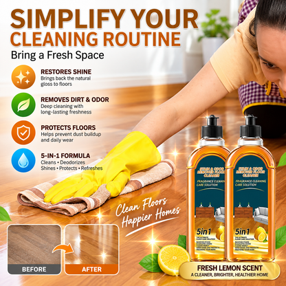 🏠50% OFF NOW! 5-in-1 Floor Stain & Odor Remover – Deep Cleaning Floor Cleaner Liquid, Fast-Acting Stain Eliminator with Fresh Scent, Safe for Hardwood, Tile & All Household Surfaces