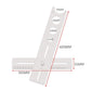 🔧50% OFF NOW! Stainless Steel Tile Hole Locator, Adjustable Tile Angle Measuring Ruler, Multi‑Hole Positioning Template Tool for Drilling Holes on Tile, Glass and Marble