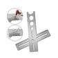 🔧50% OFF NOW! Stainless Steel Tile Hole Locator, Adjustable Tile Angle Measuring Ruler, Multi‑Hole Positioning Template Tool for Drilling Holes on Tile, Glass and Marble