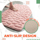 🛁50% OFF NOW! Memory Foam Embossed Soft‑Stone Bathroom Non‑Slip Carpet‑Super Absorbent Quick‑Dry Bath Mat, Soft Comfortable Floor Rug for Shower & Bathroom