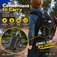 ☀️50% OFF NOW! 1200mAh Solar Power Bank Keychain, Portable Mini Solar Charger Key Ring Emergency Power Supply for Outdoor Camping Hiking