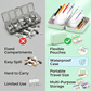 💊Limited Time Offer £9.99!! A8 Waterproof 14 Color-Coded Pill Pouches Organizer – Portable Binder-Style Weekly Travel Medicine Storage Case for Pills, Vitamins & Supplements