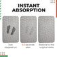 🛁50% OFF NOW! Memory Foam Embossed Soft‑Stone Bathroom Non‑Slip Carpet‑Super Absorbent Quick‑Dry Bath Mat, Soft Comfortable Floor Rug for Shower & Bathroom