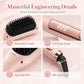 ✨50% OFF NOW! Smart Heating Hair Straightening Brush, Rapid PTC Heating, Auto Shut-Off Safe Hot Styling Comb for Smooth Frizz-Free Hair