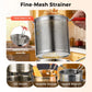 🍟50% OFF NOW ! ✨304 Stainless Steel Multifunctional Fryer, Splash‑Proof Deep Pot Design with Filter Basket, Restaurant‑Quality Home Deep Frying Pot