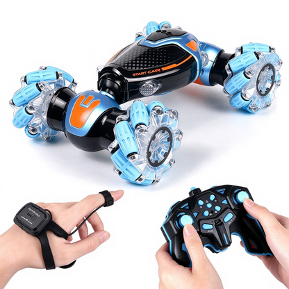 🏎️50% OFF NOW! RC Gesture & Remote Control Stunt Car – Dual-Mode Hand Gesture Sensing Toy Car, 360° Rotation & Lateral Drift, All-Terrain Transformable Stunt Racer for Kids