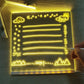 ✨🖍️50% OFF NOW! LED Acrylic Drawing Board – Glow Light Up Transparent Writing Board with Markers & Stand, Reusable Glowing Art Board for Kids