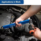 🔧50% OFF NOW! Offset Extension Wrench for Tight Spaces, Universal Extension Wrench Set with Socket Adapters, Heavy‑Duty Ratchet Extension Bar for Narrow Hard‑to‑Reach Repair Work
