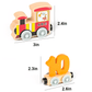 🚂50% OFF NOW! Magnetic Wooden Number Train Toy – Colorful Digital Train Puzzle, Early Learning Counting Building Blocks for Toddlers, Educational Preschool Toy