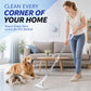 🧹50% OFF NOW! Auto-Clamp Flat Mop with Stainless Steel Extended Handle – One-Click Release Floor Mop, Works With Old Towels, Reusable Mop for Household Hard Surface Cleaning