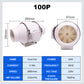 💨50% OFF NOW! Pressurized Inline Duct Fan, High‑Speed Ventilation Exhaust Fan, Quiet Duct Booster Fan for Kitchen Smoke Removal, Grow Tent, Bathroom Ventilation