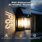 💡50% OFF NOW! Motion Sensor Solar Wall Light, IP65 Waterproof Solar Lantern Wall Lamp, 3 Lighting Modes, Auto On/Off, Bright Warm Light for Garden, Patio, Porch & Pathway